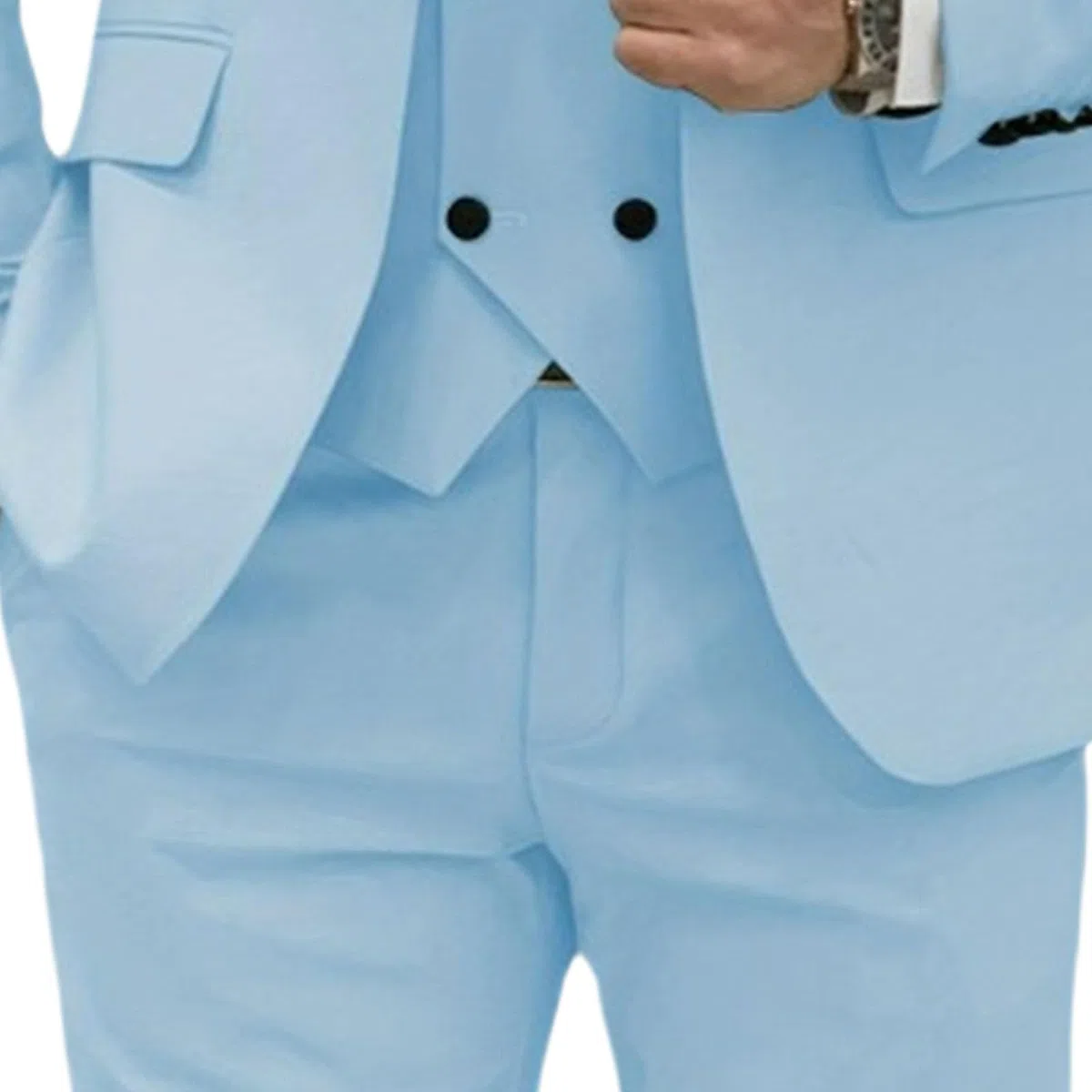 Traje de 3 Piezas para Hombre, Elegante, Ajustado, con Solapa de Pico, un botón, Formal, para Negocios, Boda, Fiesta, Chaqueta, Chaleco, pantalón, Conjunto Traje