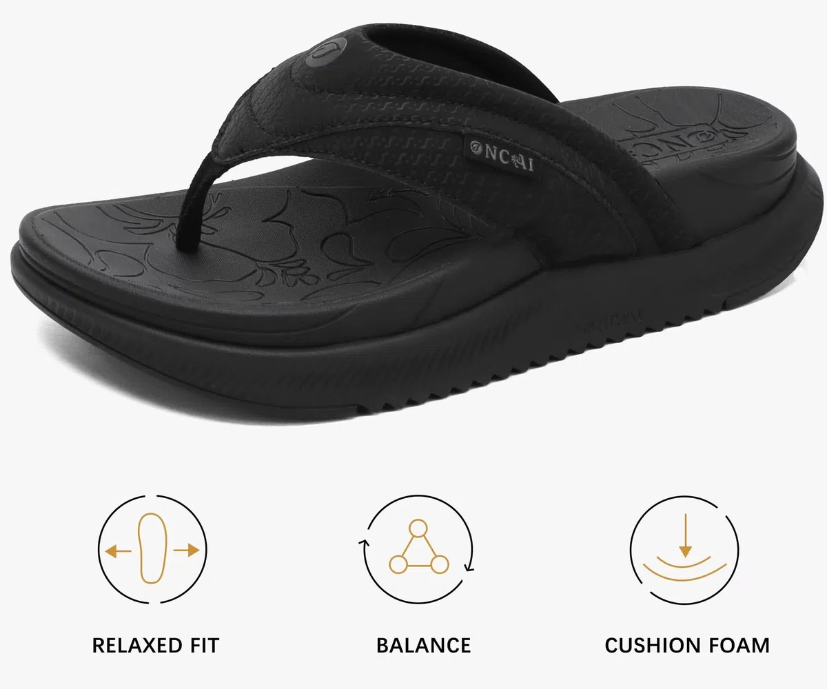 ONCAI Ortopédicas Sandalias de dedo para mujer con Soporte para la Arco Chanclas Sandalias de Cómodas para Mujeres Talla 36-43