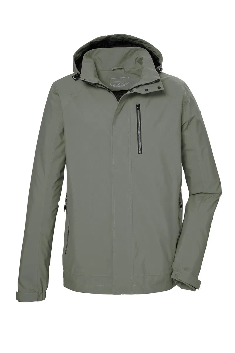 Killtec Kos 52 Mn Jckt Chaqueta funcional/outdoor impermeable con capucha desmontable Hombre